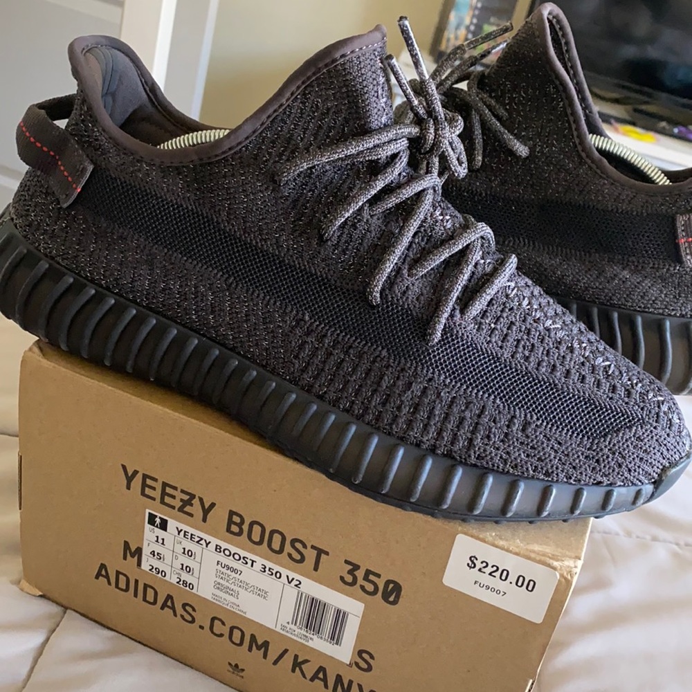 Yeezy Boost 350 v2 Static Black (reflective)